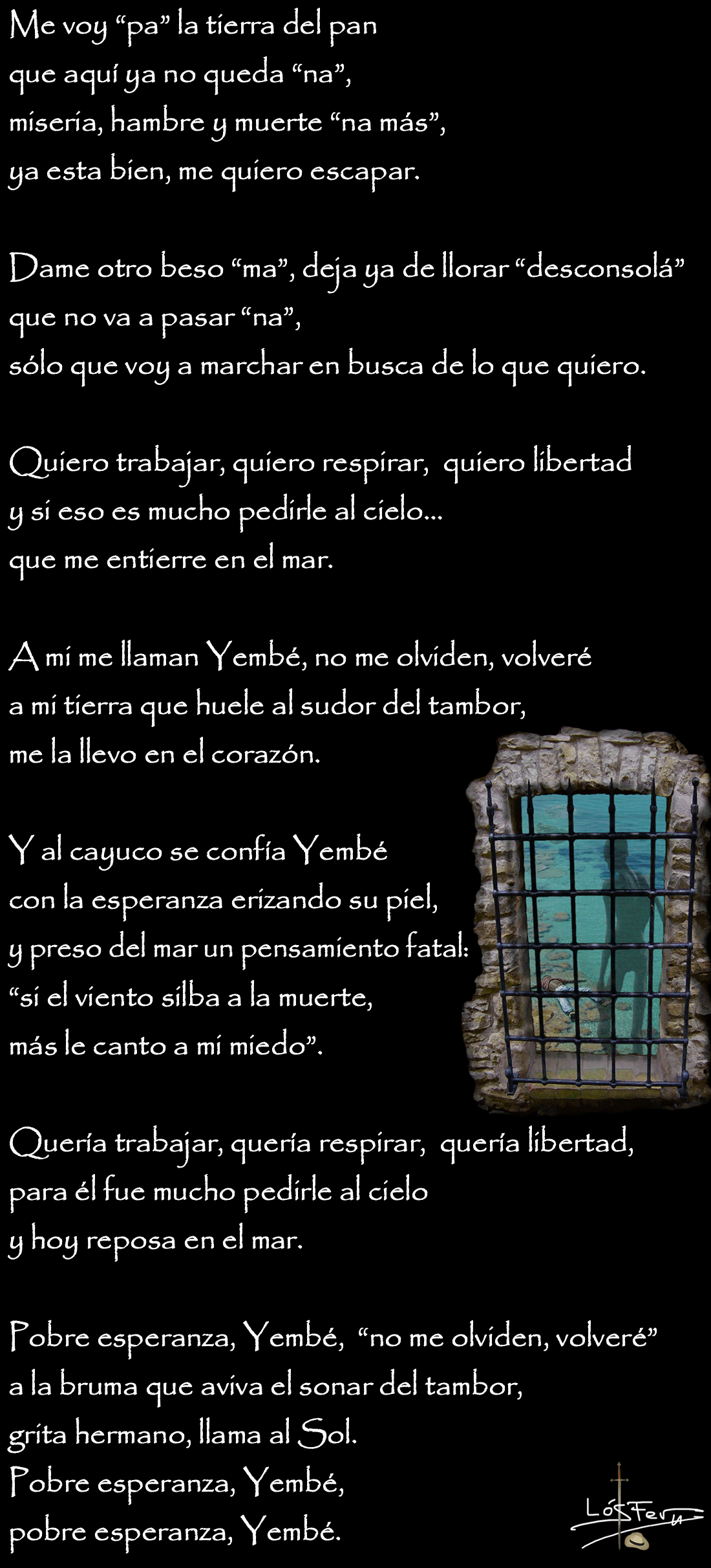 Letra de Yembé