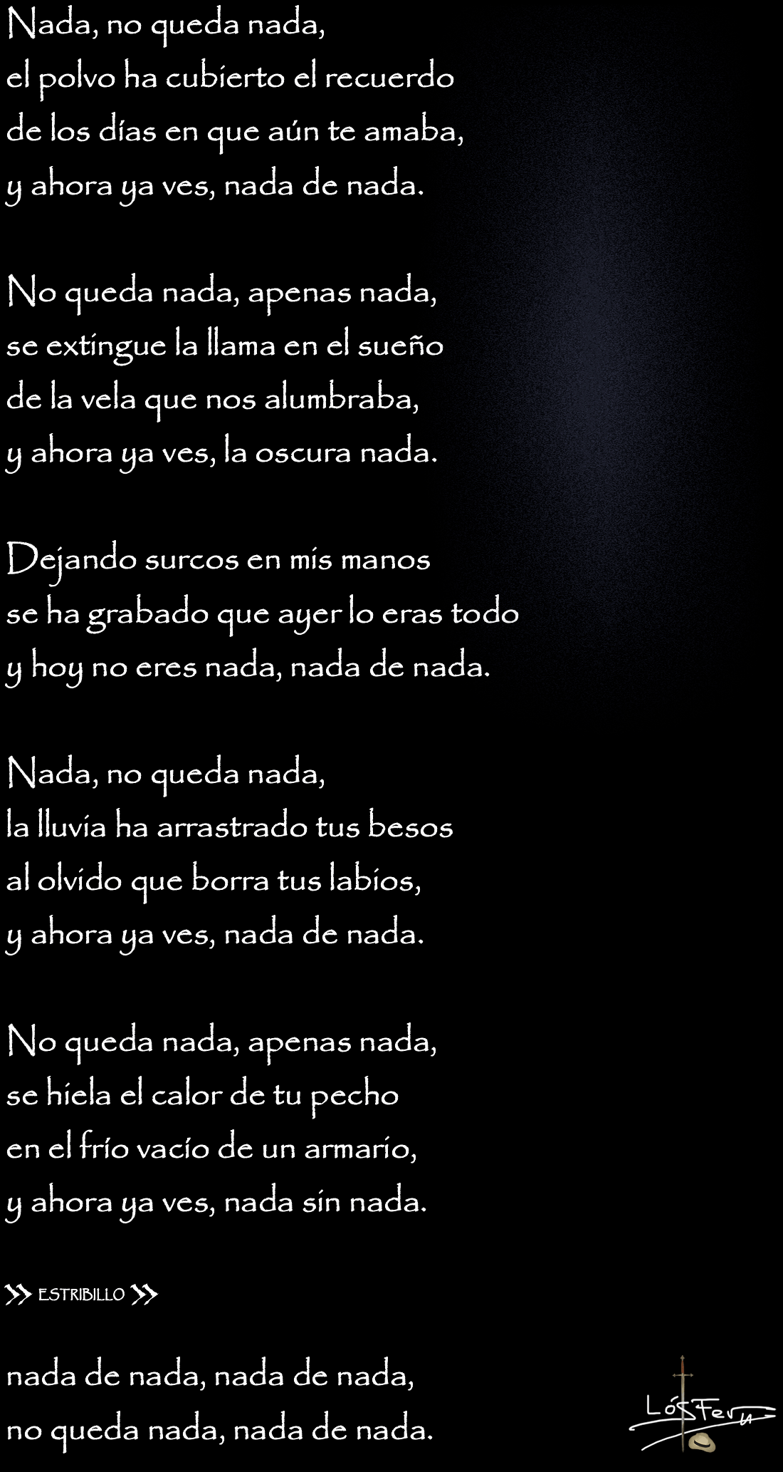 Letra de Nada