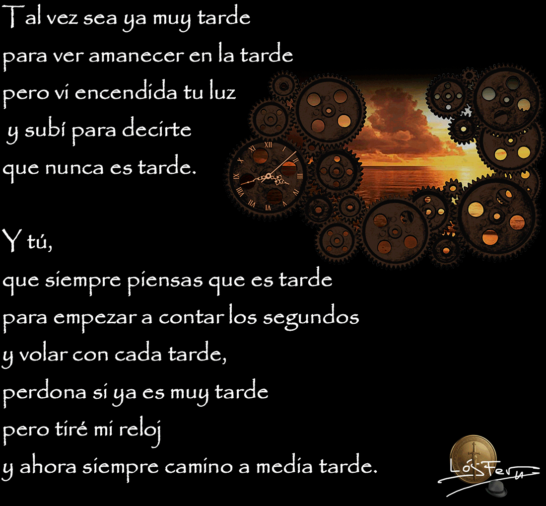 Letra de De tarde en tarde
