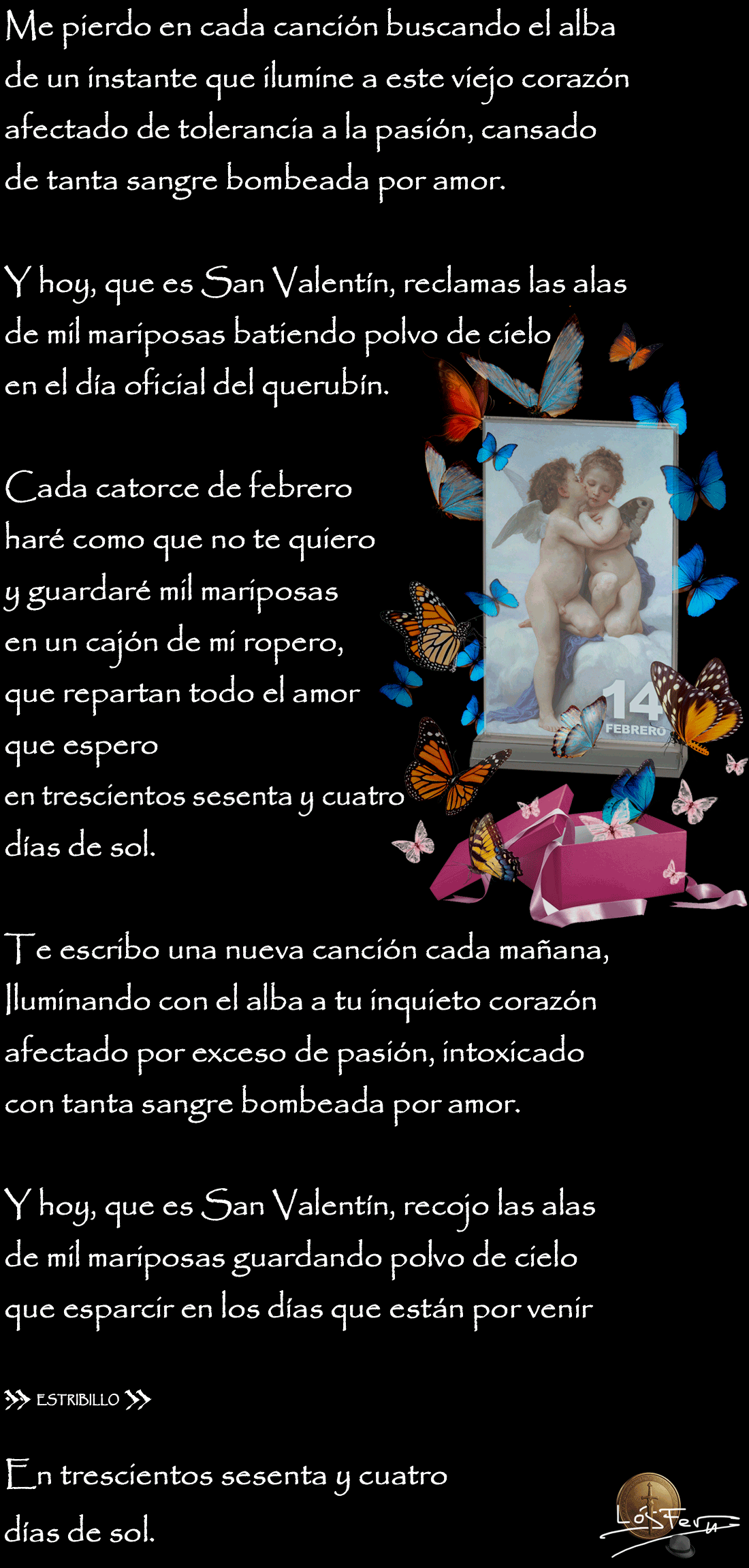 Letra de Mariposas