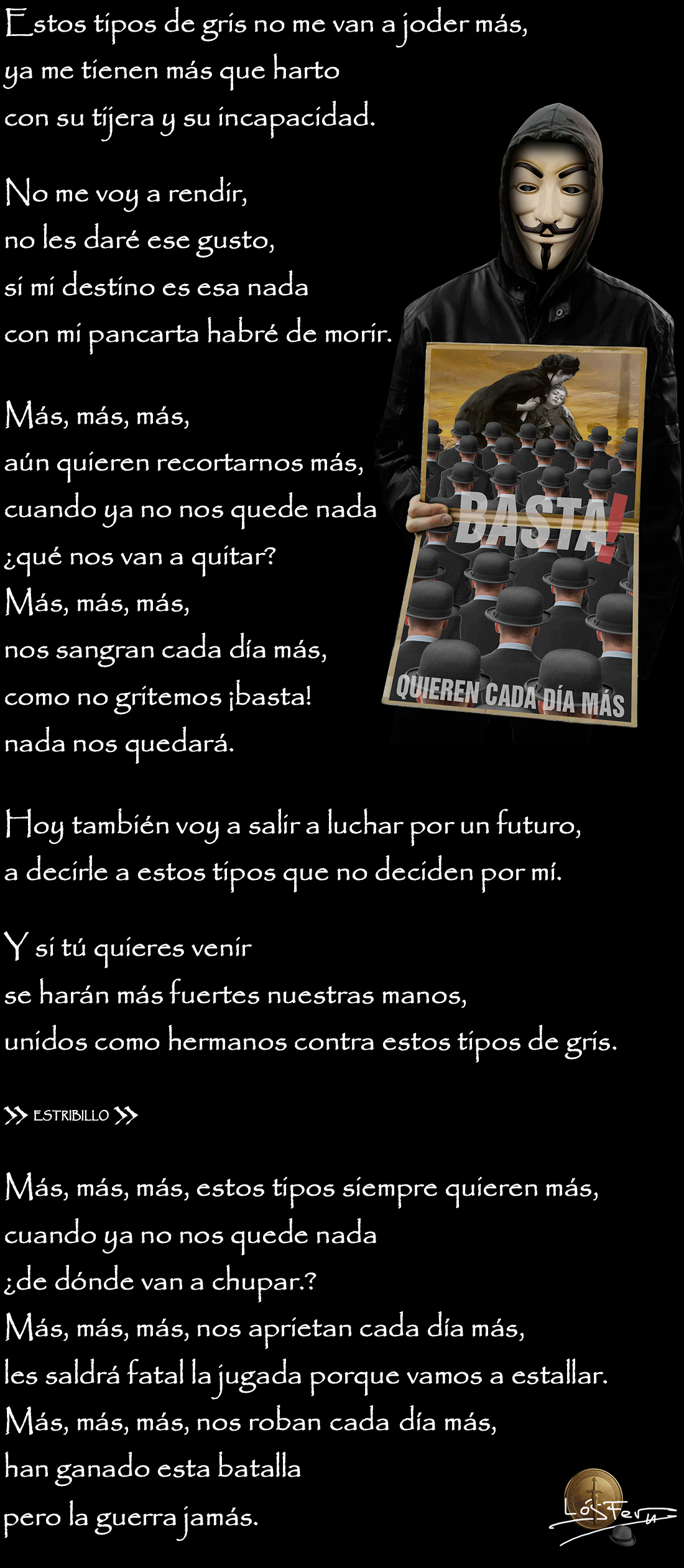 Letra de Tipos de gris