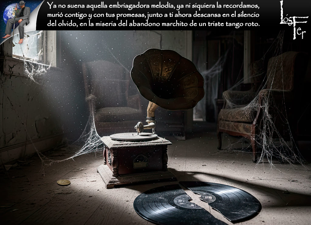 Ilustración de Tango roto